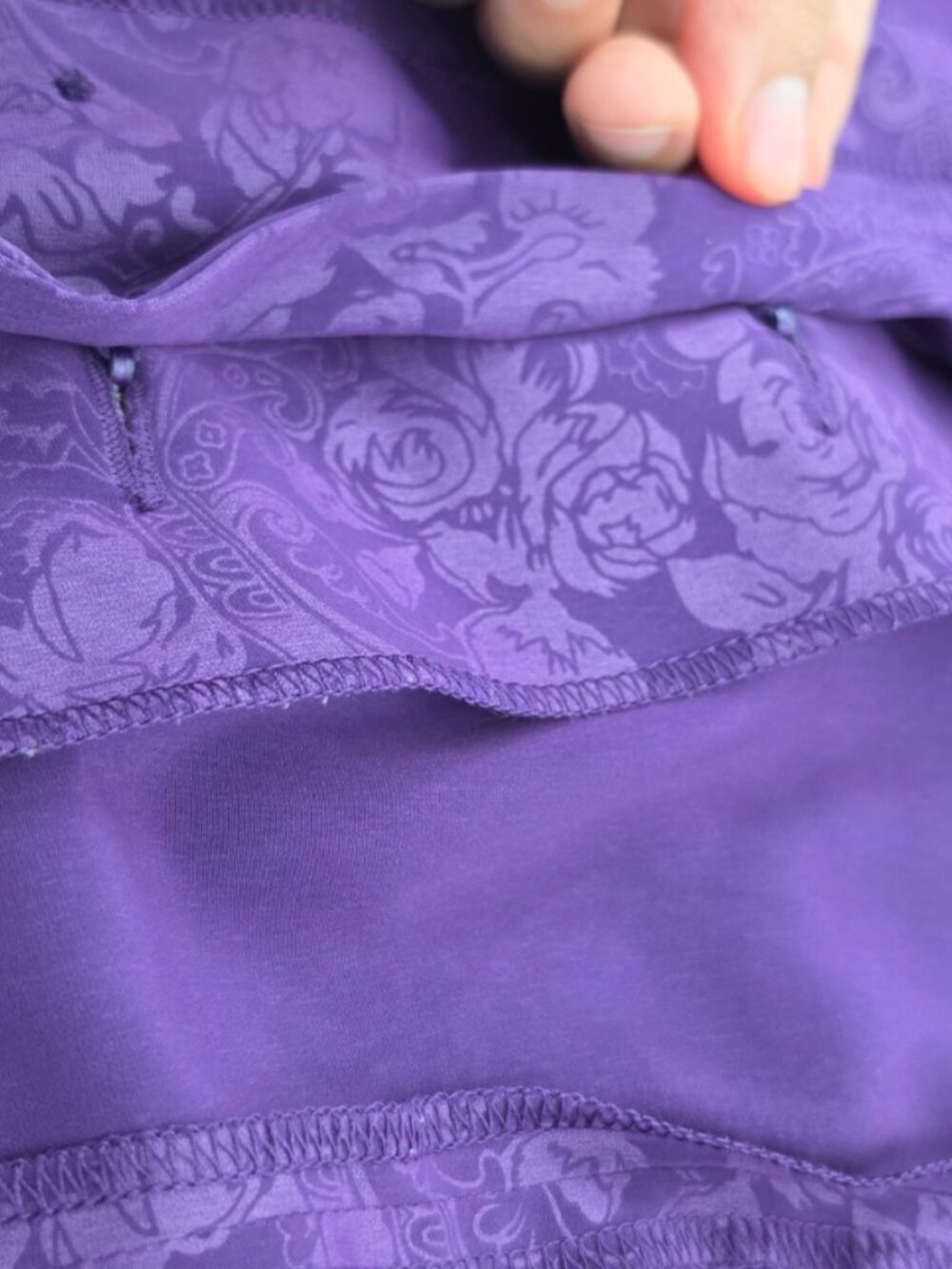 Leslie Fay Dress Petite Purple Floral Blazer - Picture 5 of 12